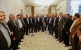 بیعت سادات امامزاده قاسم(ع) با نادر منتظریان+تصاویر