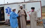 تلاش کادر پزشکی و طلاب برای نابودی ویروس منحوس کرونا تلاش کادر پزشکی و طلاب برای نابودی ویروس منحوس کرونا